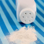 Spilled baby powder